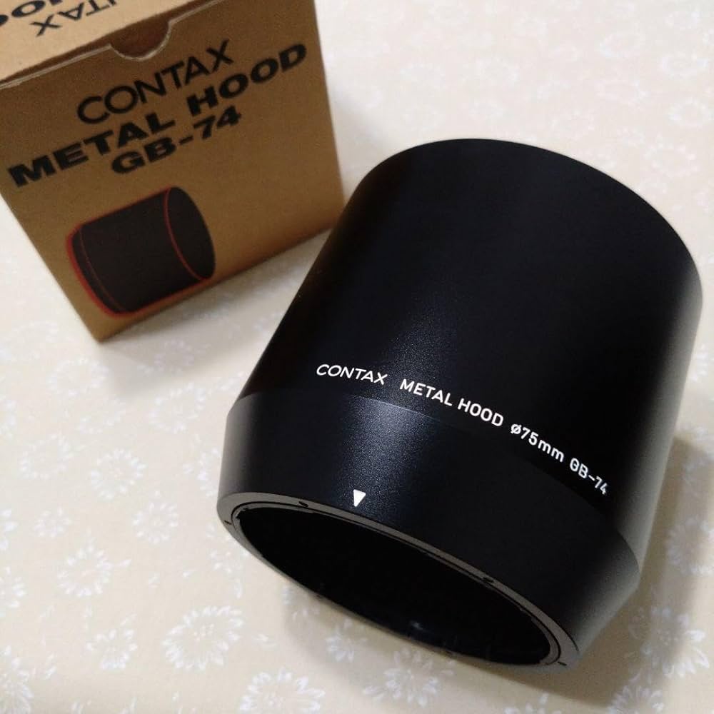 CONTAX コンタックス メタルフード GB-74 新品未使用 送料無料】コンタックス Contax Metal Hood Φ75mm GB-74 メタル